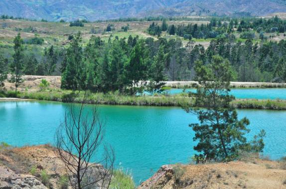 Os 'Lagos Azules' em Villa de Leyva, na Colômbia
